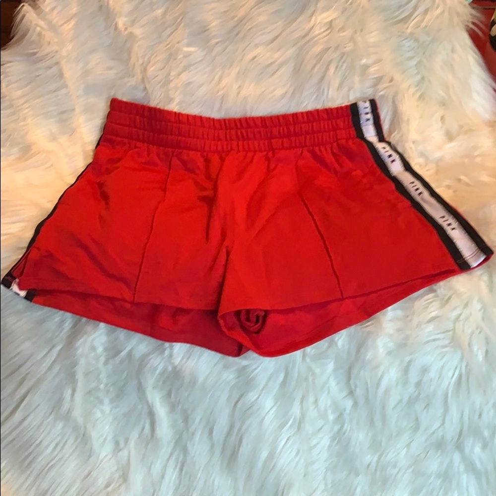 PINK Victoria’s Secret track shorts - NWT